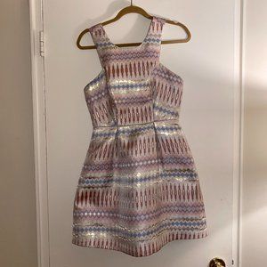 Multi Colored Print BCBGeneration Dress, Size 6
